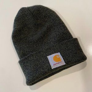 **NOT FOR SALE** Carhartt Speckled Black and Olive Green Beanie One Size